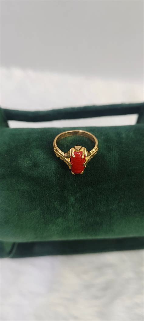 Pure panchaloham unpolished pagadam ring – Paanchajanya Jewels