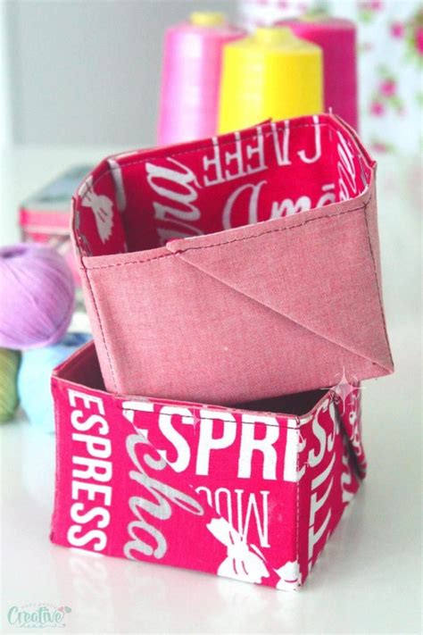 Image result for Fabric Box Tutorial