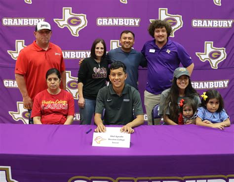 Granbury ISD Athletics recognizes six GHS seniors for Spring Signing ...