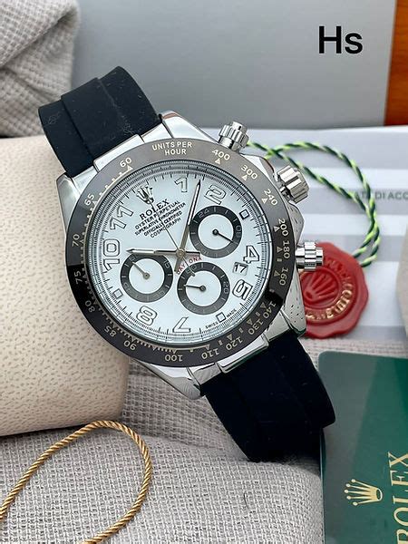 Rolex Cosmograph Daytona White Dial Analog Quartz Men's Watch ...