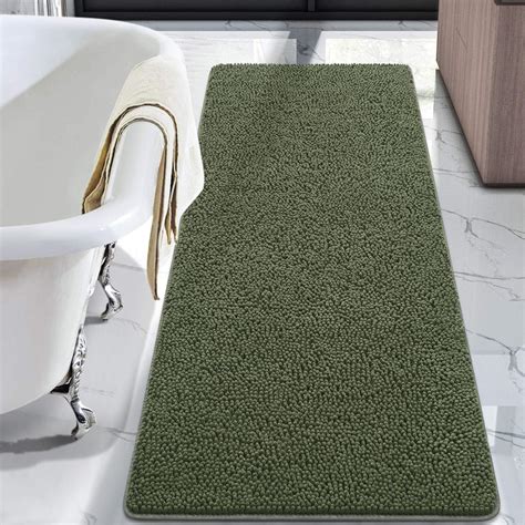 Amazon.com: LOCHAS Luxury Bathroom Rug Shaggy Bath Mat 24 x 60 Inch ...