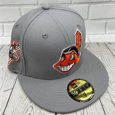 New Era Cleveland Indians Guardians MLB 7 Hat Fitted Cap New Men | Grailed