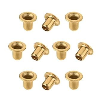 Juvielich 200 PCS Hollow Rivet 0.10" Riveting Rod Diameter Through Hole ...