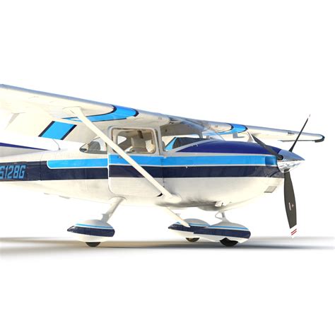 3D model Cessna 182 Skylane Rigged | 3D Molier International