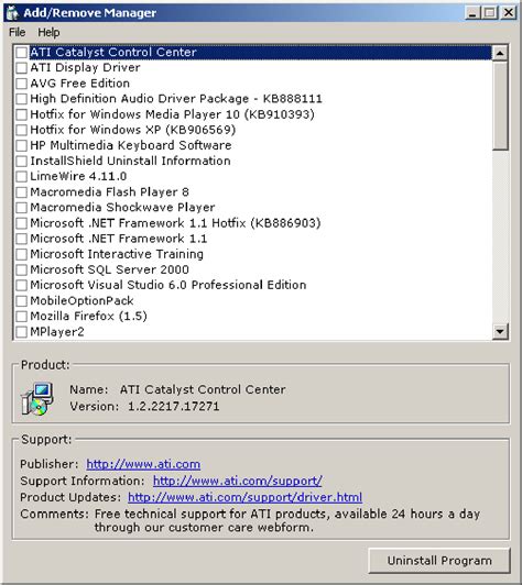 Image result for Add and Remove Software