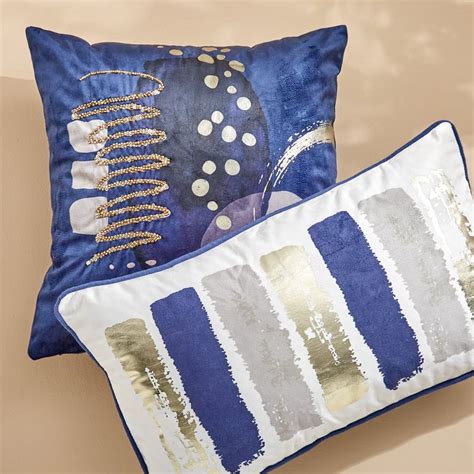 Buy Extravagance Midnight Aura Printed Cushion Cover - 40x40cm from ...
