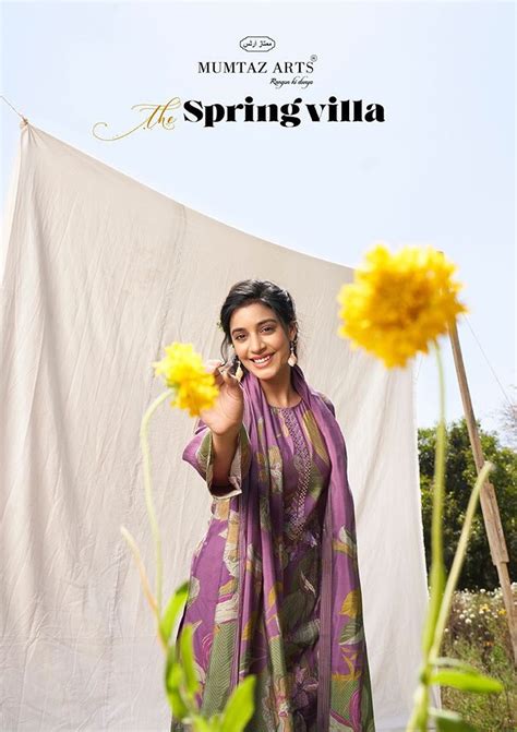 Mumtaz The Spring Villa Embroidery Salwar Kameez Collection