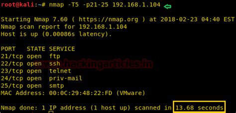 Nmap for Pentester: Timing Scan - Hacking Articles