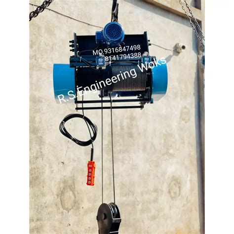 Wire Rope Hoist In Ahmedabad - R.S Engineering Works