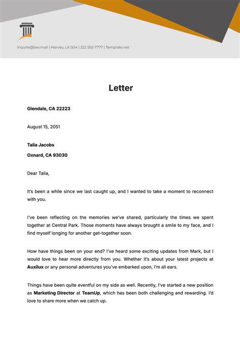Image result for Statement Letter Example