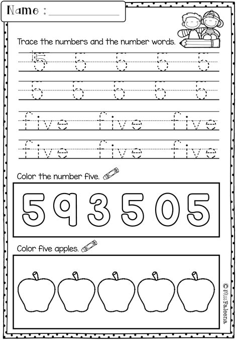 Kindergarten Morning Work Printables