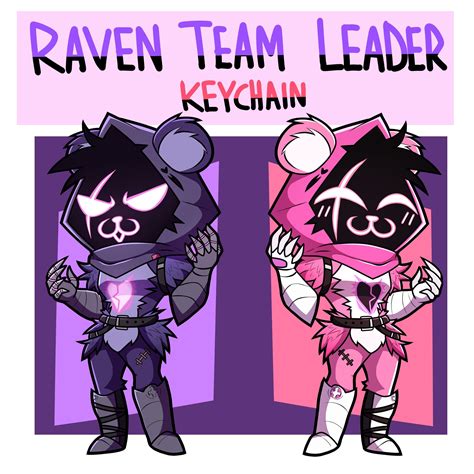 Raven Team Leader Double Sided 2.5/6.3cm Acrylic Keychain/charm BACK ...