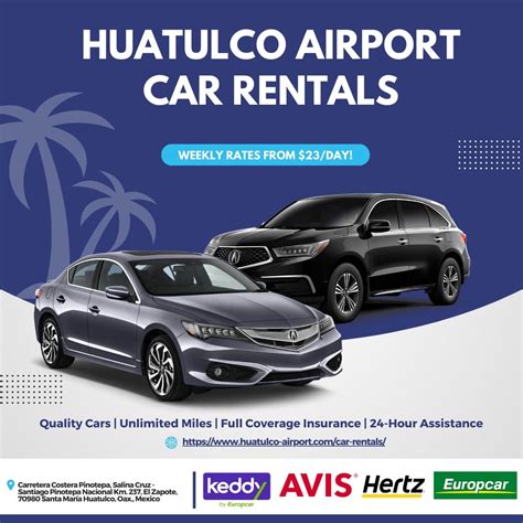 Huatulco Airport Car Rentals | Rentals from $23/day!