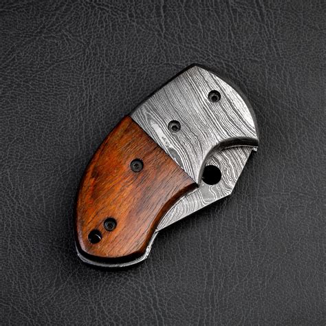 Lightoller Damascus Steel EDC Folding Knife - Forseti Knives - Touch of Modern