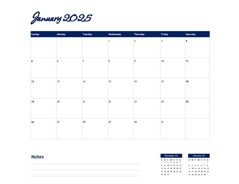 2025 Google Calendar Printable | Calendars 2025