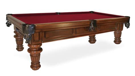 Golden West - Pool Table - "Highlander" Round Leg - 7 Foot And 8 Foot ...