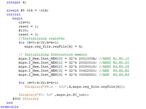 Image result for MIPS Processor Verilog Code