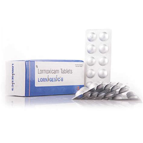 LORNIGESIC-8 Tablets INTRA LIFE