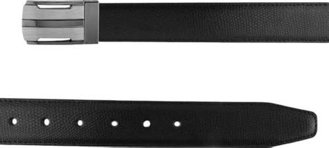 ZEVORA Men Genuine Leather Reversible Belt (Black) – HalfPe