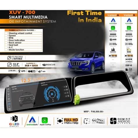 Buy Mahindra XUV700 Smart OEM Fit Infotainment System Apple ...