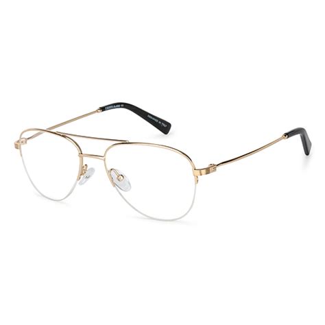 Buy Gold Black Half Rim Aviator Vincent Chase SLEEK STEEL VP059 -C1 ...
