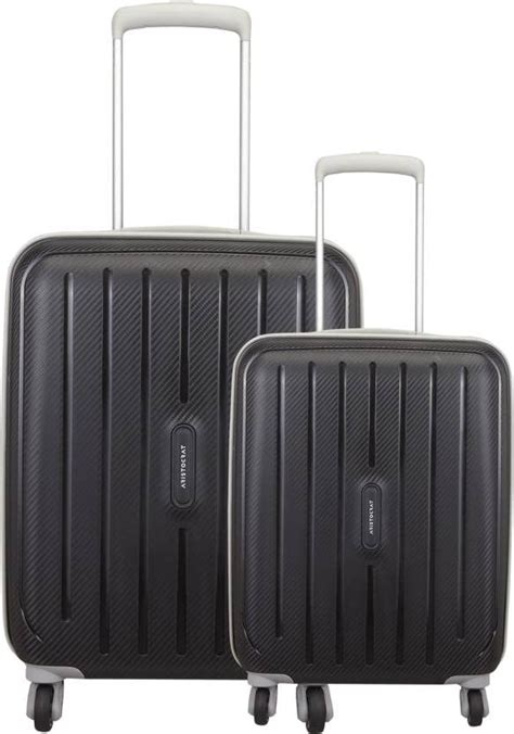 Buy ARISTOCRAT Hard Body Luggage -Photon Strolly 360 Jbk - Black(Set of ...