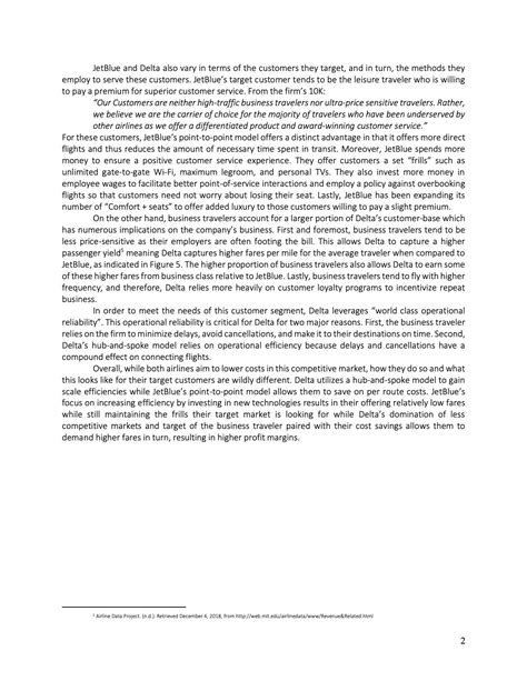 DELTA VS JETBLUE: Industry Analysis | Competitive Strategy — Samantha ...