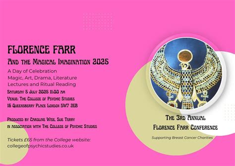 Florence Farr and the Magical Imagination 2025 The 3rd London ...