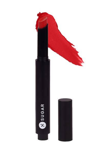 Click Me Up Velvet Lipstick - 10 Racy Ruby (Bright Red) | SUGAR ...