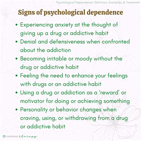 Physical And Psychological Dependence