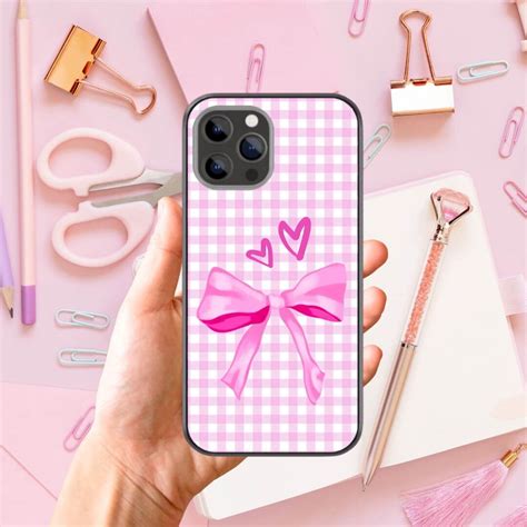 Pink Coquette Glass Phone Cases – Cute & Trendy Designs – sillycanvas