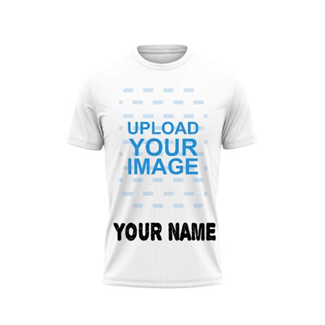 Photo With Name Printed Tshirt. Round Neck T-Shirt. – Next Print
