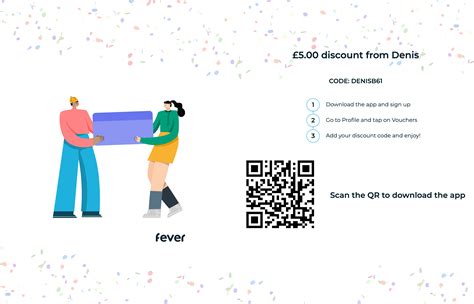 Fever up voucher code £5.00 off your first purchase [Fever app]