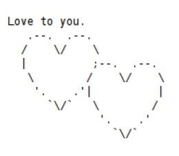 Ascii Art Heart - Ascii Heart Symbols - ANQK