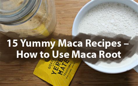 15 Yummy Maca Recipes - How to Use Maca Root - Superfoodsliving.com
