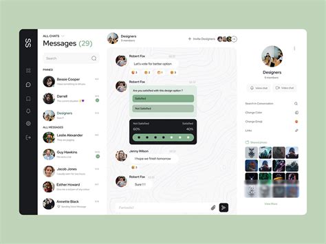 Image result for Messenger in HTML and CSS JavaScript Design