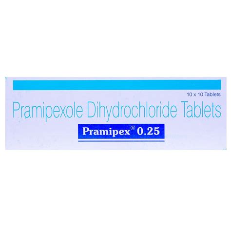 Pramipex 0.25 Tablet | Uses, Side Effects, Price | Apollo Pharmacy