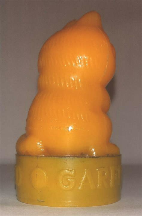 Garfield PAW PRINT Rubber Stamp Comic Cartoon Cat 1981 United Feature ...