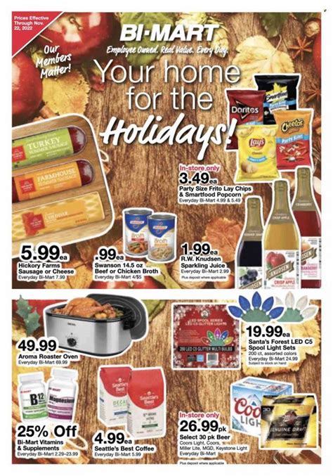 Bi-Mart (ID, OR, WA) Weekly Ad Flyer Specials November 8 to November 22 ...