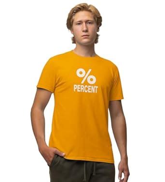 Buy Tulip Art Percent - Clothes for Mathematics Lover Yellow Round Neck ...