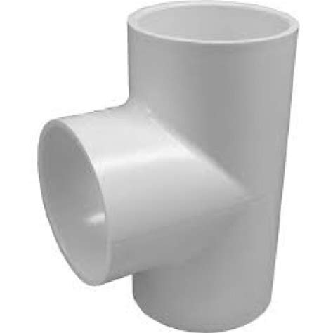 PVC-T Connector for 2 inch (63mm) PVC Pipe-5 Pcs