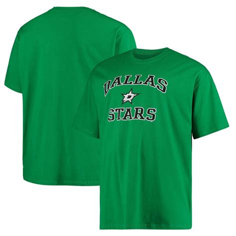 Men's Fanatics Branded Kelly Green Dallas Stars Big & Tall Heart and ...