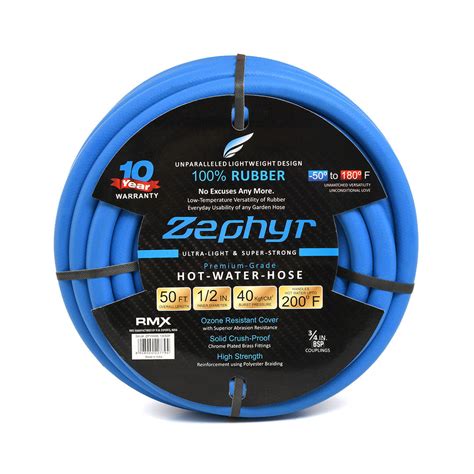 Rubber Water Hose Combo with 3 Essential Kits – Zephyr