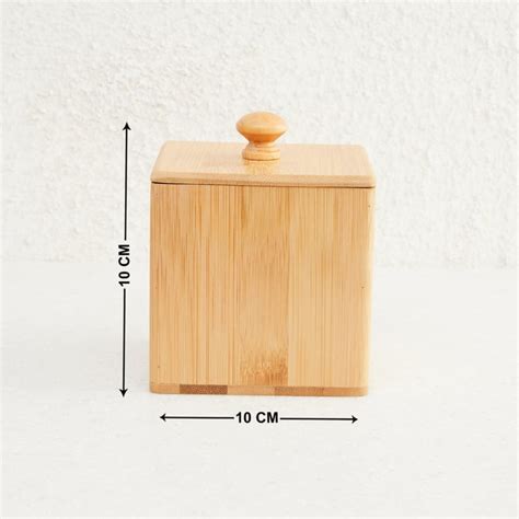 Buy Medley Bamboo Jar with Lid from Home Centre at just INR 599.0