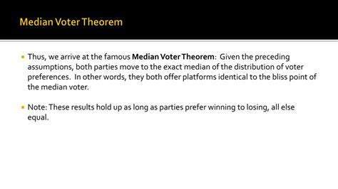PPT - The Median Voter Theorem PowerPoint Presentation, free download - ID:8835393
