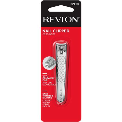 Revlon Nail Clipper with Curved Blades for Safe and Easy Nail Grooming ...