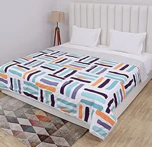 RD TREND Glace Cotton Reversible Dohar for Double Bed Size (90X100 Inch ...