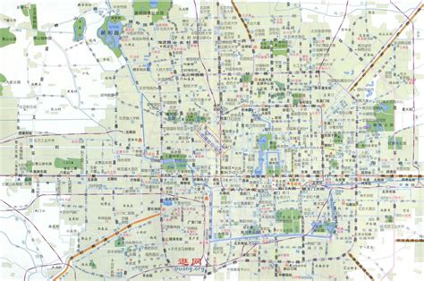 北京市区交通图_交通地图库_地图窝