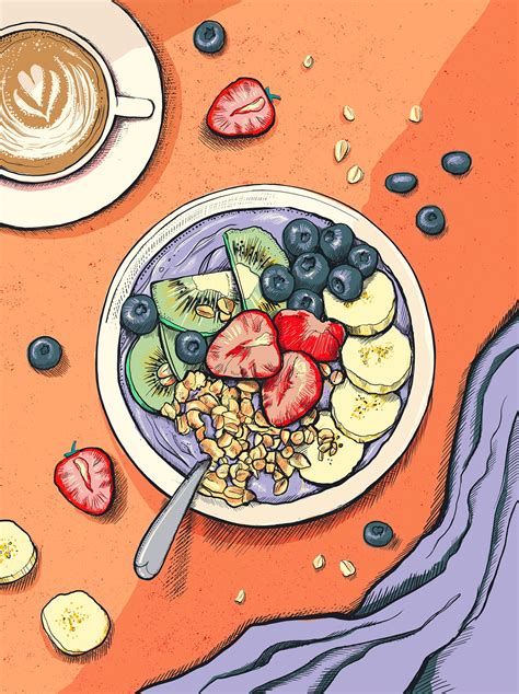 Food插画 的图像结果