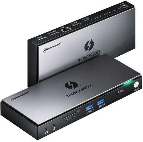 Buy Thunderbolt 4 Docking Station,Hiearcool 4K Quadruple Displays ...